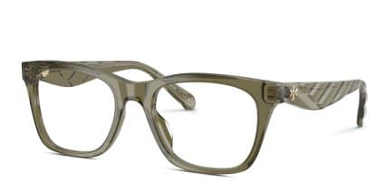 Tory Burch TY2175U Clear, Green glasses - Clear / Green - Angle View
