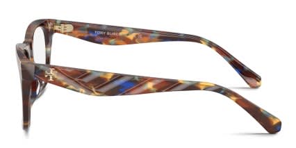 Tory Burch TY2175U Blue, Green, Brown glasses - Blue / Green / Brown - Side View