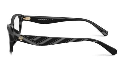 Tory Burch TY2178D Black glasses - Black - Side View