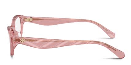 Tory Burch TY2178D Clear, Pink glasses - Clear / Pink - Side View