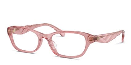 Tory Burch TY2178D Clear, Pink glasses - Clear / Pink - Angle View