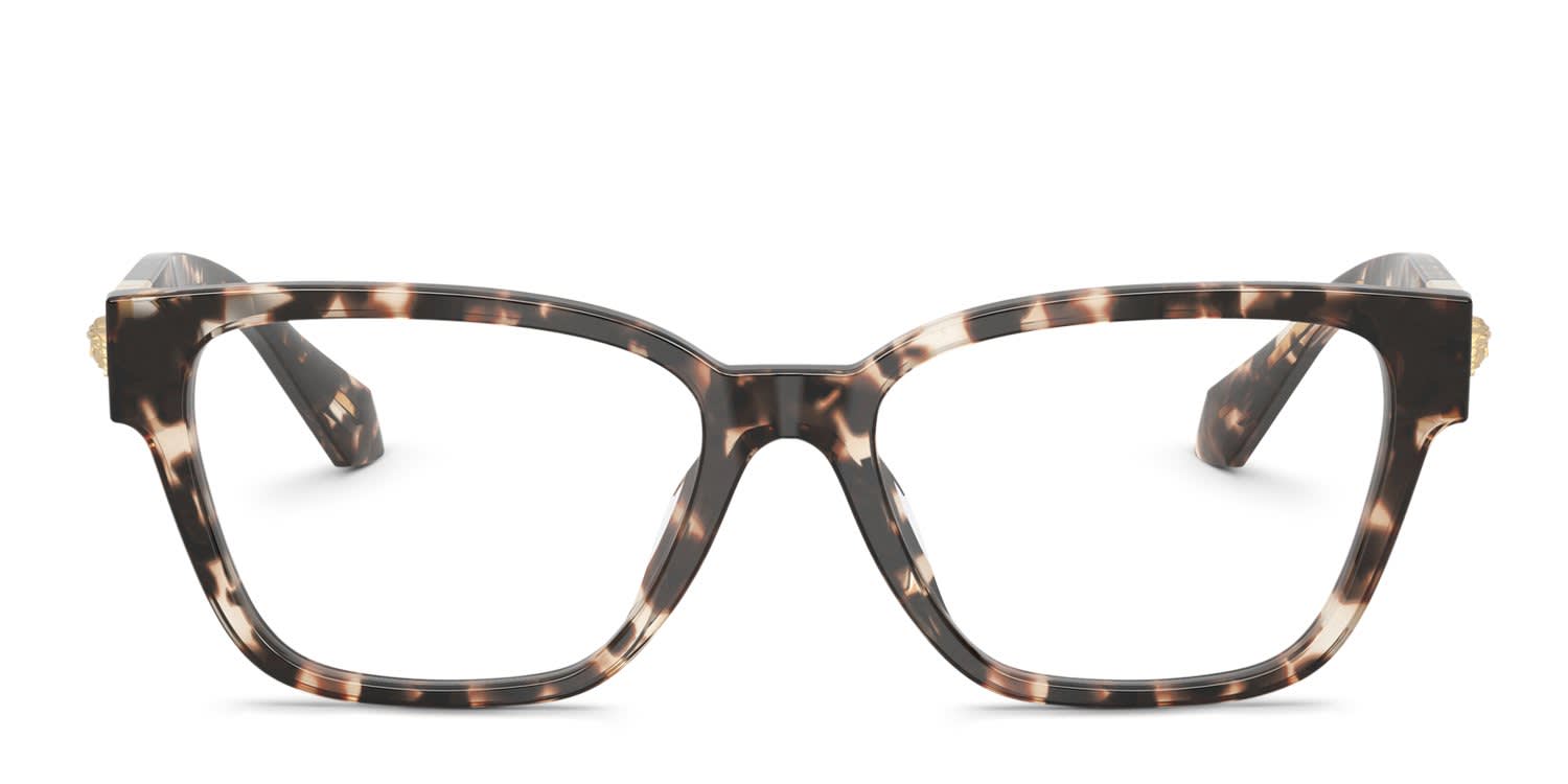 Versace VE3401U Gray, Tortoise glasses - Gray / Tortoise - Frontal View
