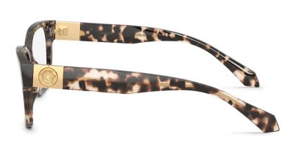 Versace VE3401U Gray, Tortoise glasses - Gray / Tortoise - Side View