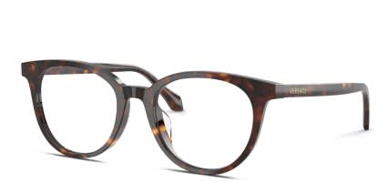 Versace VE3404D Tortoise glasses - Tortoise - Angle View
