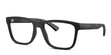 Burberry BE2464U Black glasses - Black - Angle View