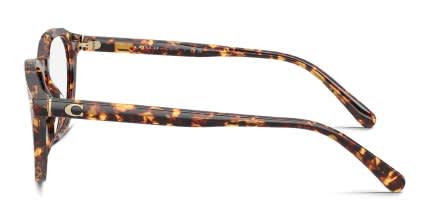Coach HC6311U Tortoise glasses - Tortoise - Side View