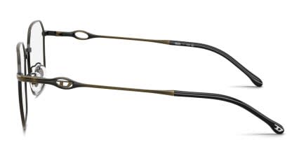 Diesel DL5012D Gray, Green glasses - Gray / Green - Side View