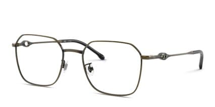 Diesel DL5012D Gray, Green glasses - Gray / Green - Angle View