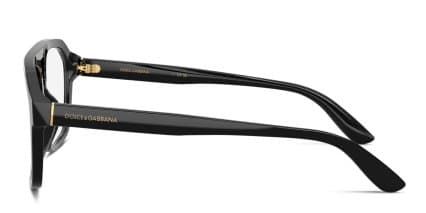 Dolce & Gabbana DG3452 Black glasses - Black - Side View