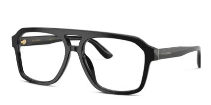 Dolce & Gabbana DG3452 Black glasses - Black - Angle View