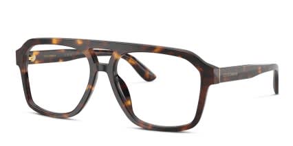 Dolce & Gabbana DG3452 Tortoise glasses - Tortoise - Angle View