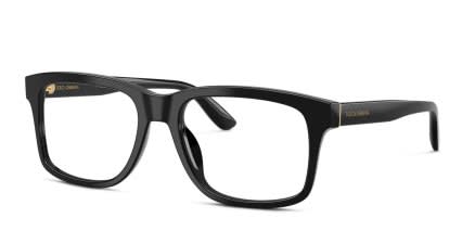 Dolce & Gabbana DG3453 Black glasses - Black - Angle View