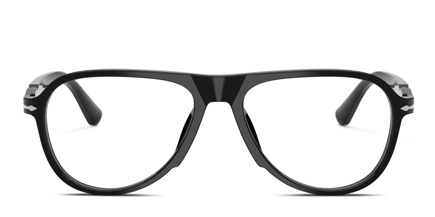 Persol PO3411V Black glasses - Black - Frontal View