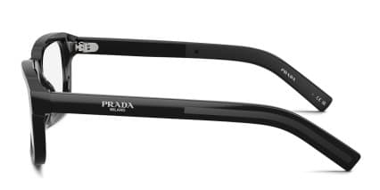 Prada PRD12V Black glasses - Black - Side View