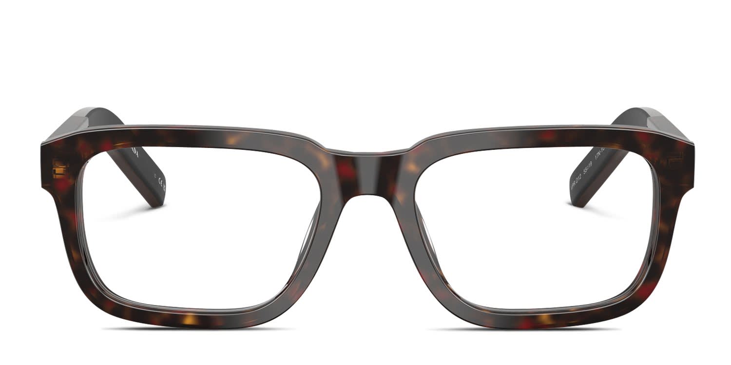 Prada PRD12V Tortoise glasses - Tortoise - Frontal View