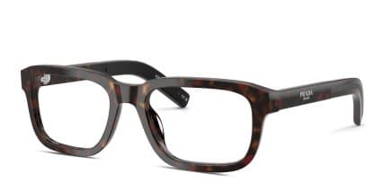 Prada PRD12V Tortoise glasses - Tortoise - Angle View