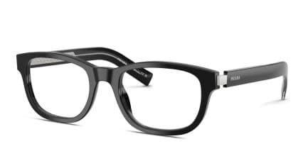Prada PRD16V Black glasses - Black - Angle View