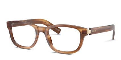 Prada PRD16V Brown glasses - Brown - Angle View