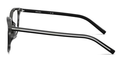 Prada PRD21VD Black, Brown glasses - Black / Brown - Side View