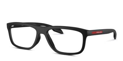 Prada Linea Rossa PS05TV Black glasses - Black - Angle View