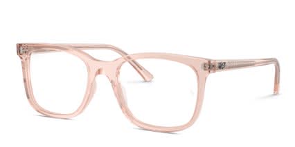 Ray-Ban RX5446 Pink glasses - Pink - Angle View
