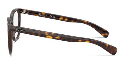 Ray-Ban RX5535 Brunel II Tortoise glasses - Tortoise - Side View