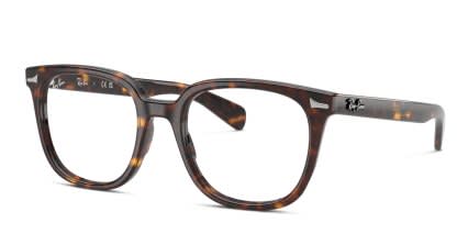 Ray-Ban RX5535 Brunel II Tortoise glasses - Tortoise - Angle View