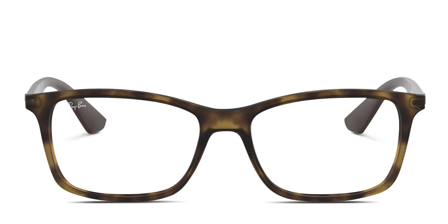 Ray-Ban RX7047 Tortoise glasses - Tortoise - Frontal View