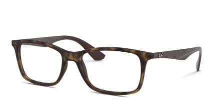 Ray-Ban RX7047 Tortoise glasses - Tortoise - Angle View