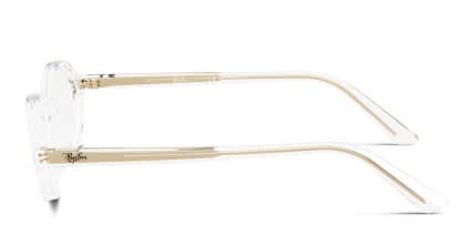 Ray-Ban RX7265 Clear glasses - Clear - Side View