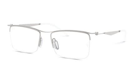 Ray-Ban RX7554 Silver glasses - Silver - Angle View