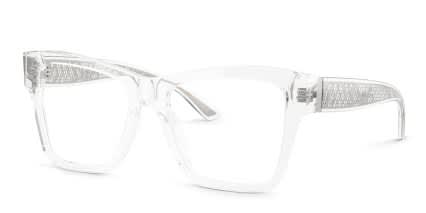 Dolce & Gabbana DG3411 Clear glasses - Clear - Angle View