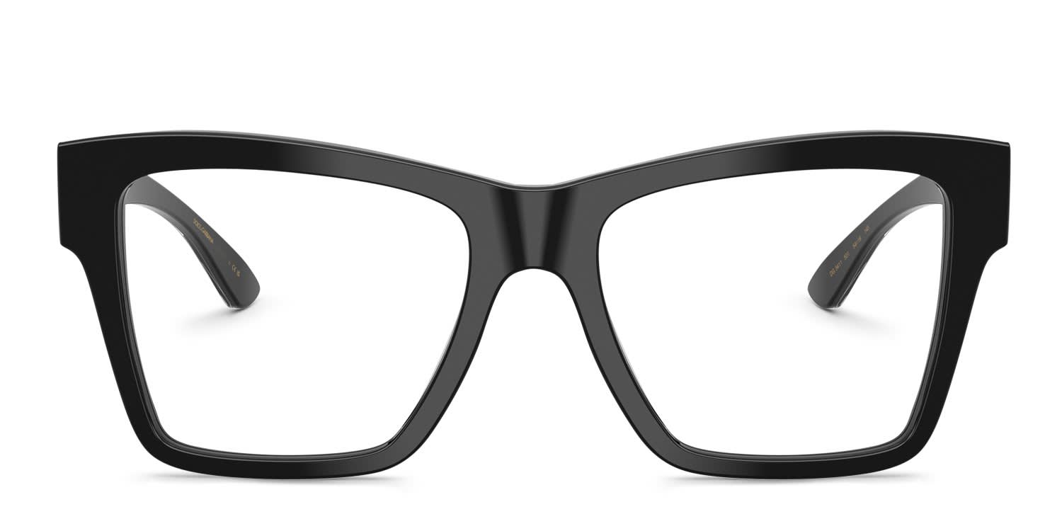 Dolce & Gabbana DG3411 Black glasses - Black - Frontal View