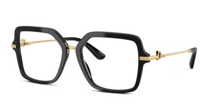 Dolce & Gabbana DG3396 Black glasses - Black - Angle View