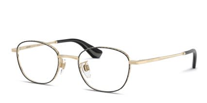 Burberry BE1403D Black glasses - Black - Angle View