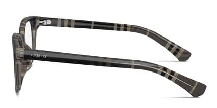 Burberry BE2462D Multicolor, Gray glasses - Multicolor / Gray - Side View