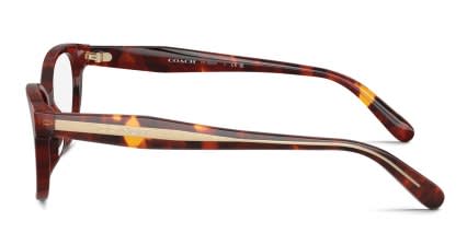 Coach HC6293U Tortoise glasses - Tortoise - Side View