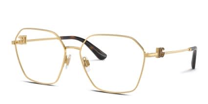 Dolce & Gabbana DG1366 Gold glasses - Gold - Angle View
