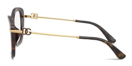 Dolce & Gabbana DG3439 Tortoise glasses - Tortoise - Side View