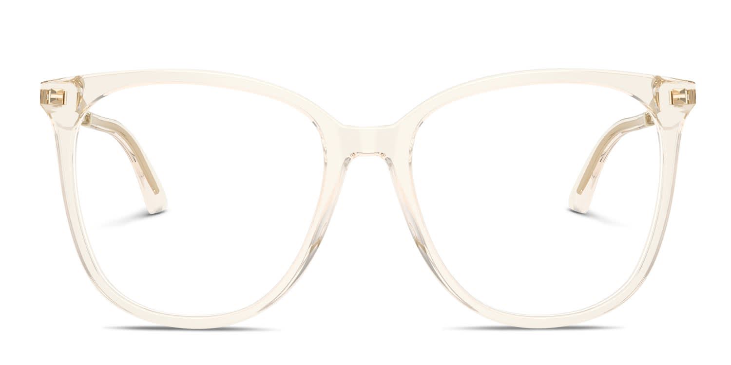Jimmy Choo JC3060 Clear, Beige glasses - Clear / Beige - Frontal View