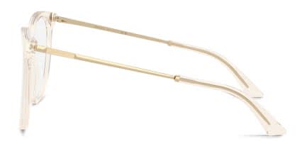 Jimmy Choo JC3060 Clear, Beige glasses - Clear / Beige - Side View