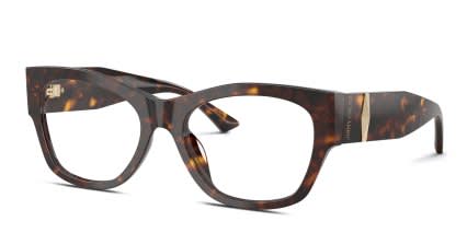 Jimmy Choo JC3063U Tortoise glasses - Tortoise - Angle View