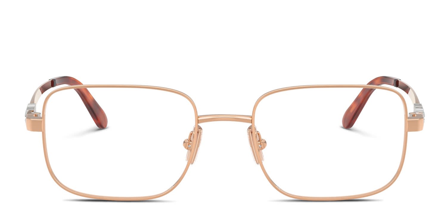Miu Miu MU 51ZV Pink, Gold glasses - Pink / Gold - Frontal View