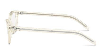 Prada PR D01VU Clear, Beige glasses - Clear / Beige - Side View