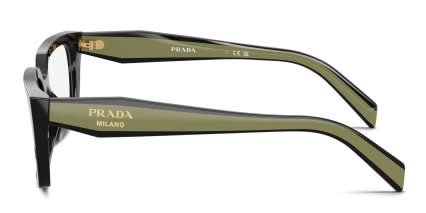 Prada PR D05V Black glasses - Black - Side View