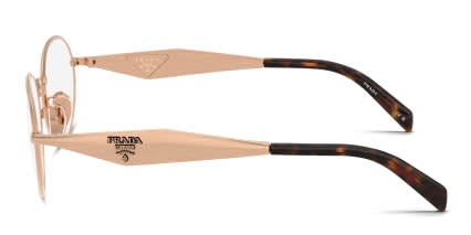 Prada PRD53VD Gold glasses - Gold - Side View