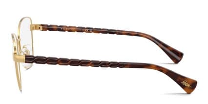 Ralph Lauren RA6064 Gold glasses - Gold - Side View