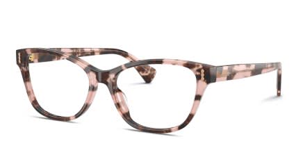 Ralph Lauren RA7195U Pink, Tortoise glasses - Pink / Tortoise - Angle View