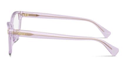 Ralph Lauren RA7195U Clear, Pink glasses - Clear / Pink - Side View