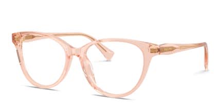 Ralph Lauren RA7198U Clear, Beige glasses - Clear / Beige - Angle View